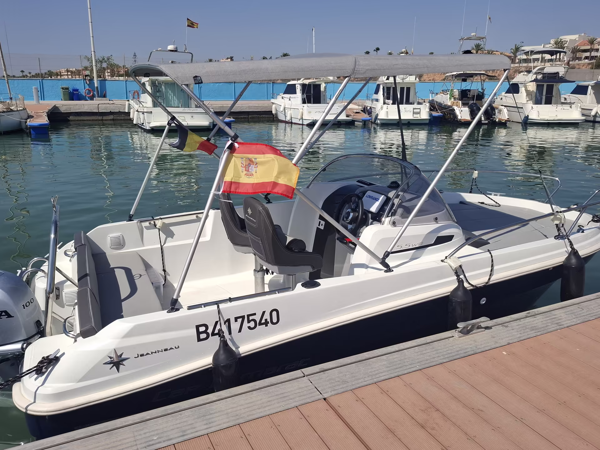 jeanneau cap camarat 5.5wa